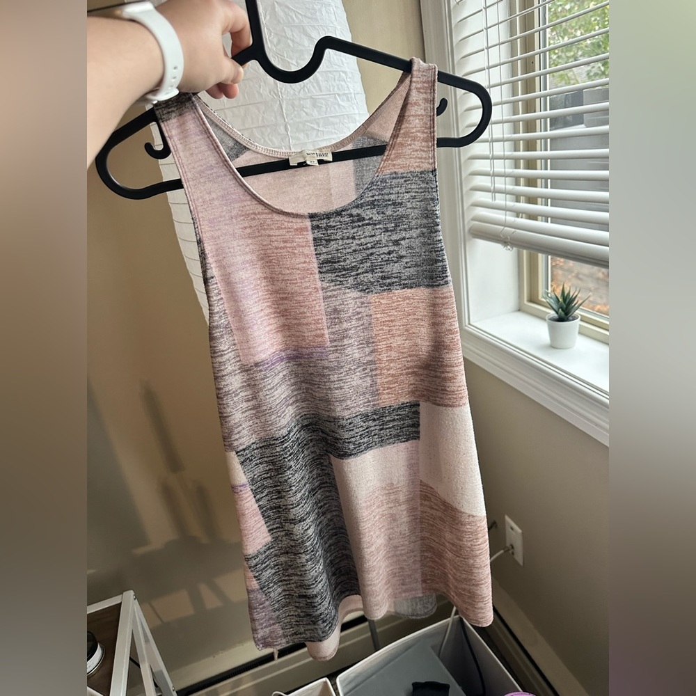 Aritzia Wilfred Free Ornella Tank Top in Patchwork